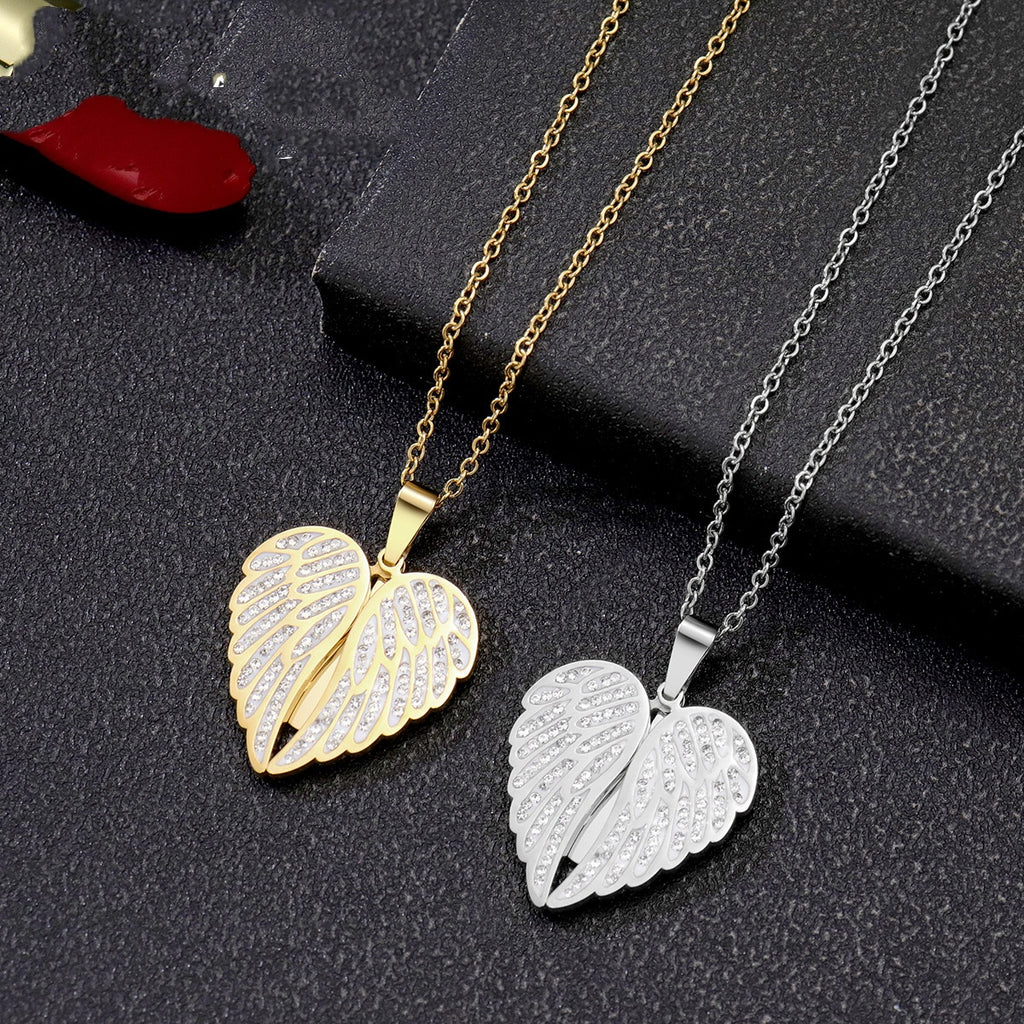 Custom Laser-cut Stainless Steel Necklace