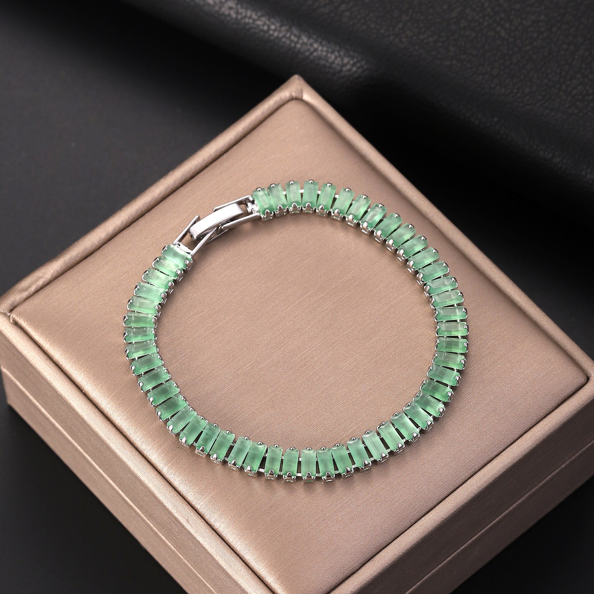 Zircon Tennis Chain Bracelet Ins Luxury Style