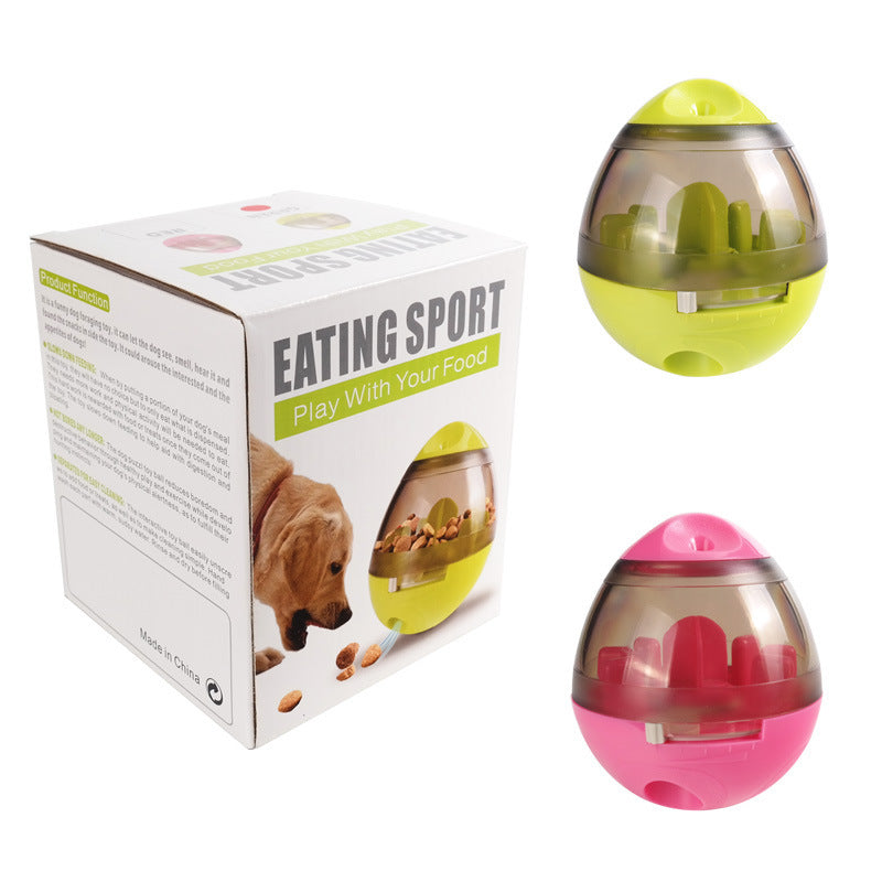Interactive Slow Feeder Ball - IQ Training Food Dispenser Toy for Dogs & Cats