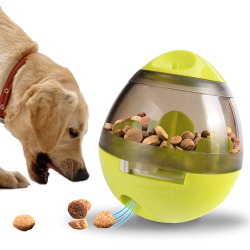 Interactive Slow Feeder Ball - IQ Training Food Dispenser Toy for Dogs & Cats