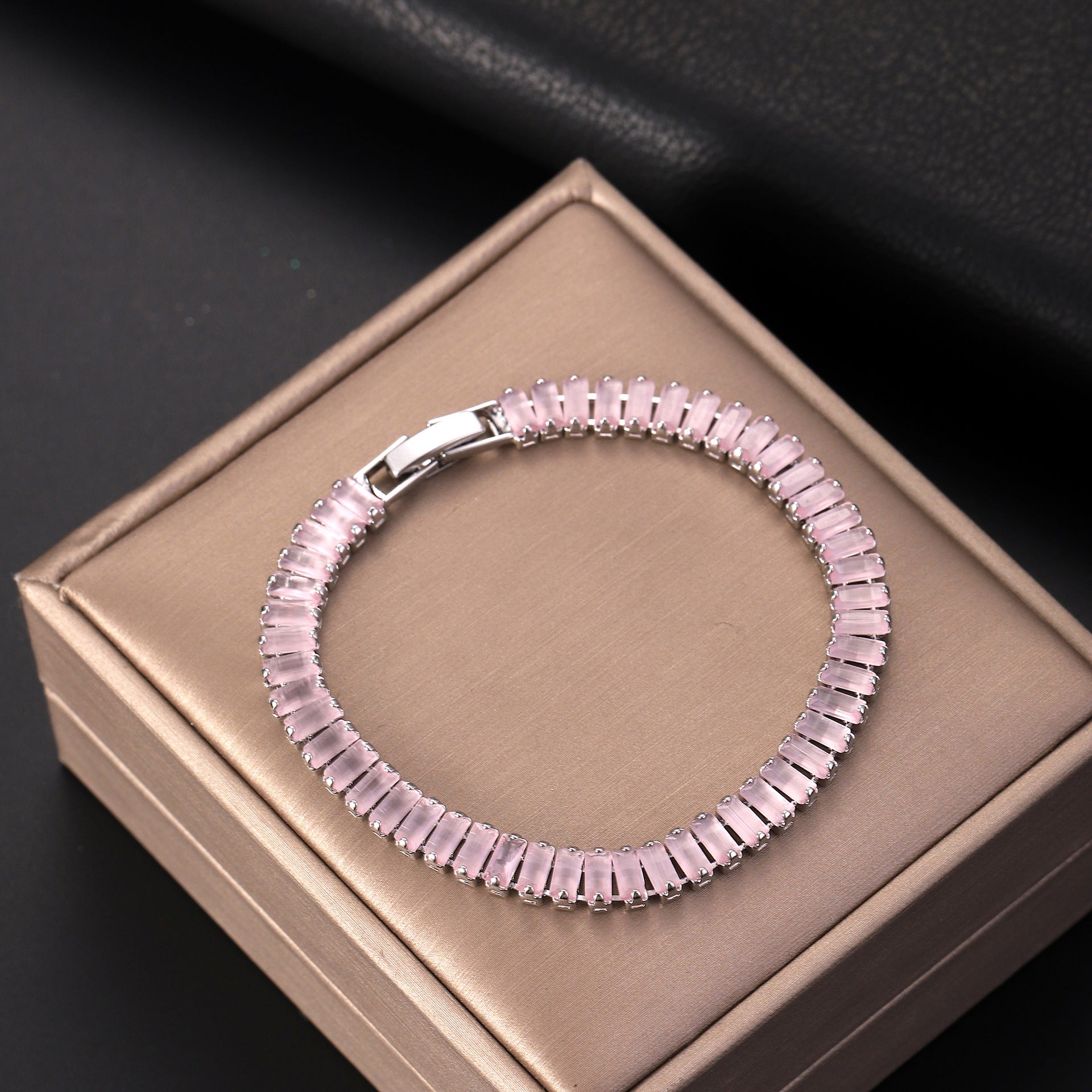 Zircon Tennis Chain Bracelet Ins Luxury Style