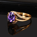 High-end Sophisticated 18K Rose-gold Plated Ring For Women