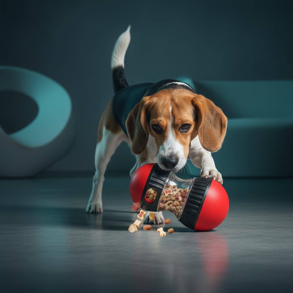 智能摇摆球产品展示图-冷色调场景