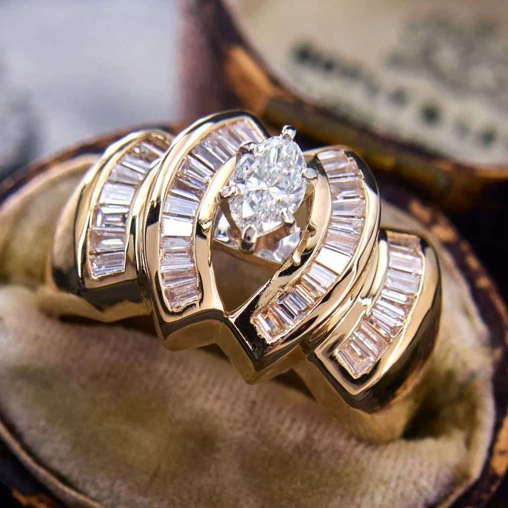 Women's Vintage Fashion Ring Jewelry