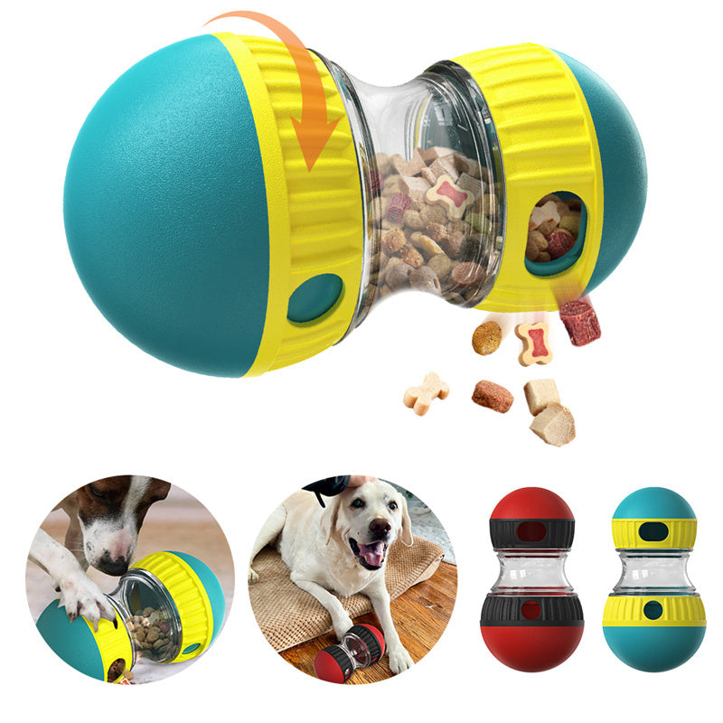 Smart Wobble Ball Dog Treat Dispenser | Interactive Puzzle Toy & Brain Trainer