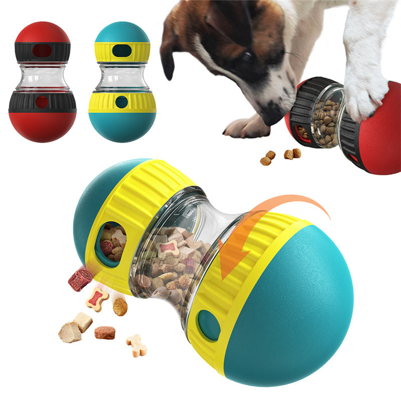 Smart Wobble Ball Dog Treat Dispenser | Interactive Puzzle Toy & Brain Trainer