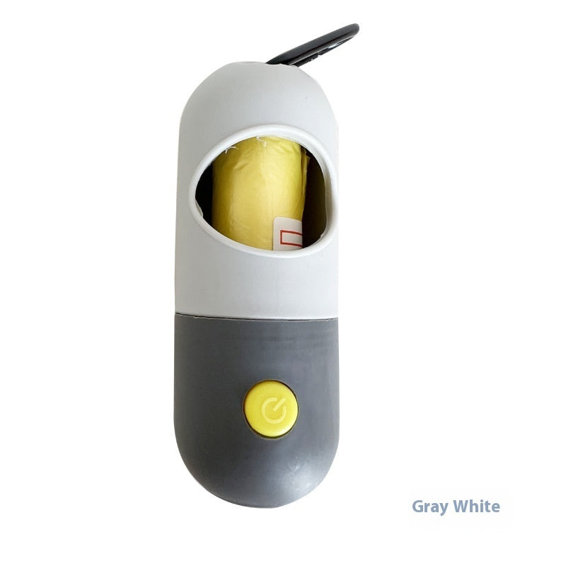 LED Dog Waste Bag Dispenser with Light - Poop Bag Holder