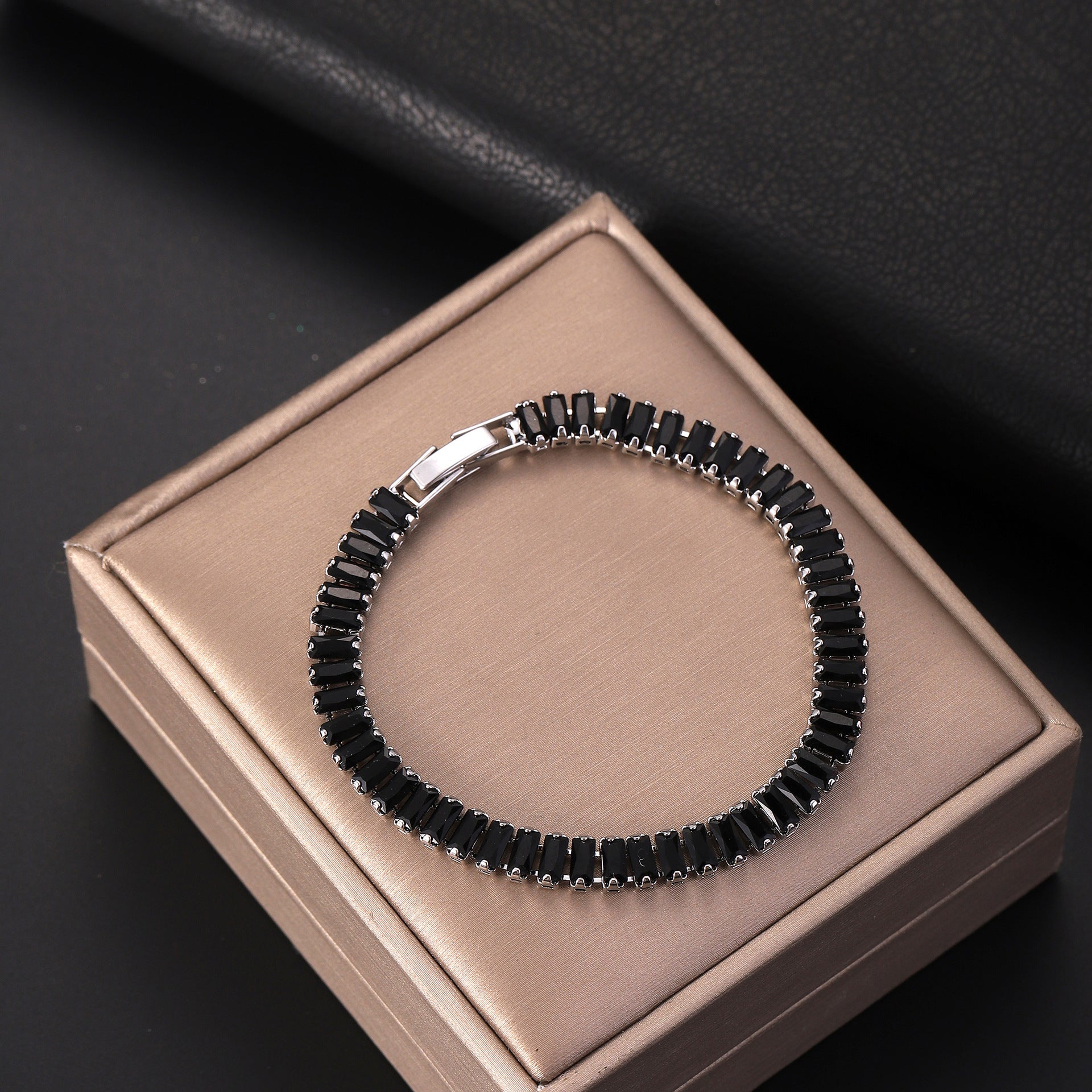 Zircon Tennis Chain Bracelet Ins Luxury Style