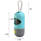 LED Dog Waste Bag Dispenser with Light - Poop Bag Holder
